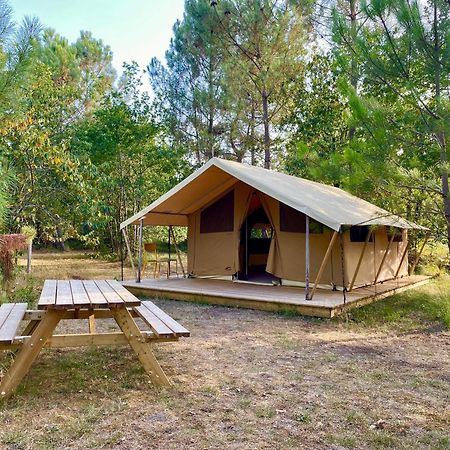 Camping La Kahute - Tente Lodge Au Coeur De La Foret Каркан Экстерьер фото