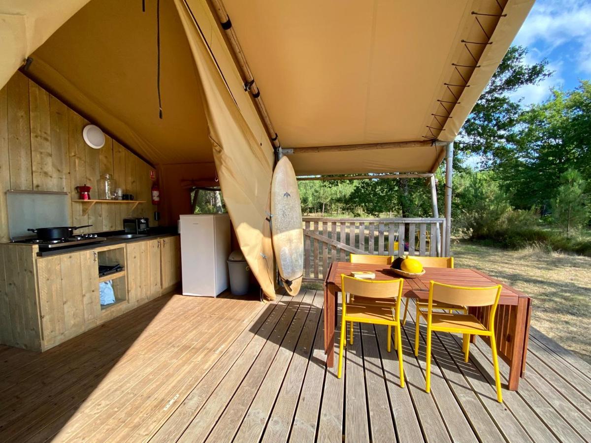 Camping La Kahute - Tente Lodge Au Coeur De La Foret Каркан Экстерьер фото