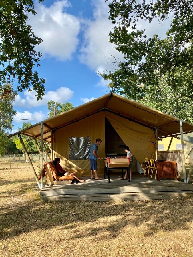 Camping La Kahute - Tente Lodge Au Coeur De La Foret Каркан Экстерьер фото