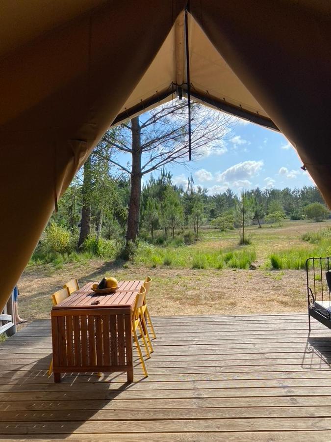 Camping La Kahute - Tente Lodge Au Coeur De La Foret Каркан Экстерьер фото