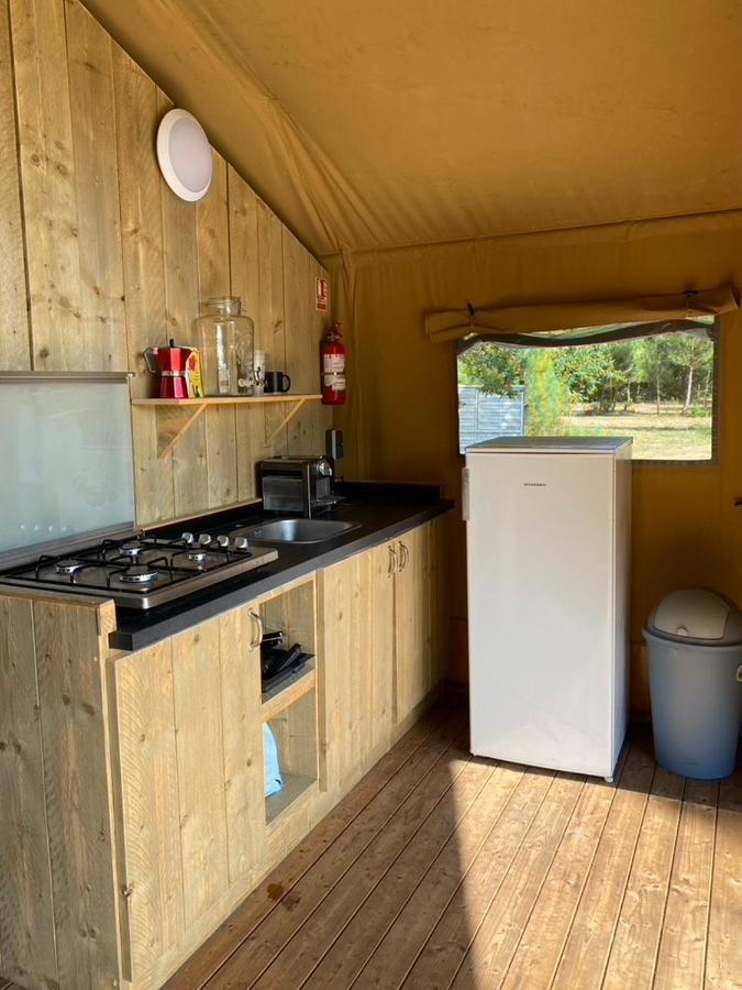 Camping La Kahute - Tente Lodge Au Coeur De La Foret Каркан Экстерьер фото